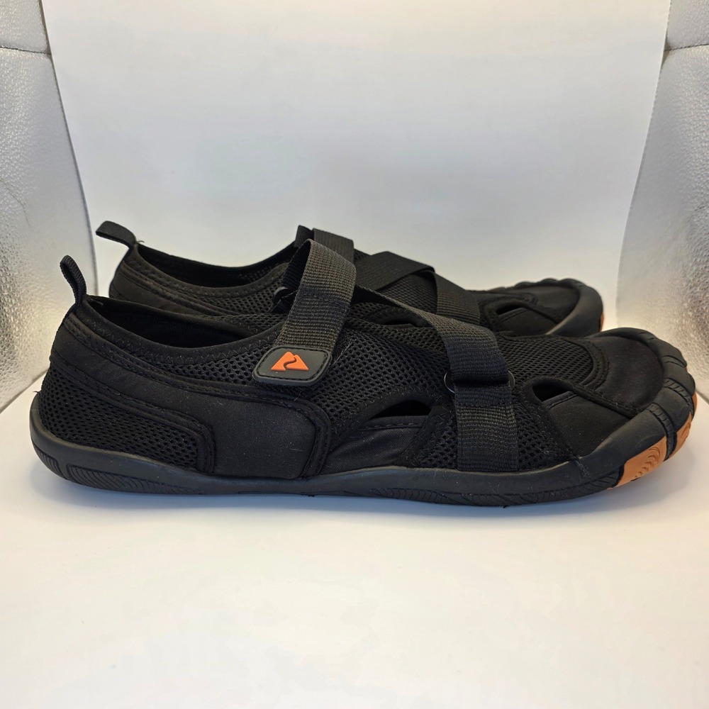 Ozark Trail H2FLO Water Shoes Black Orange Mesh Barefoot | Mens Size 13